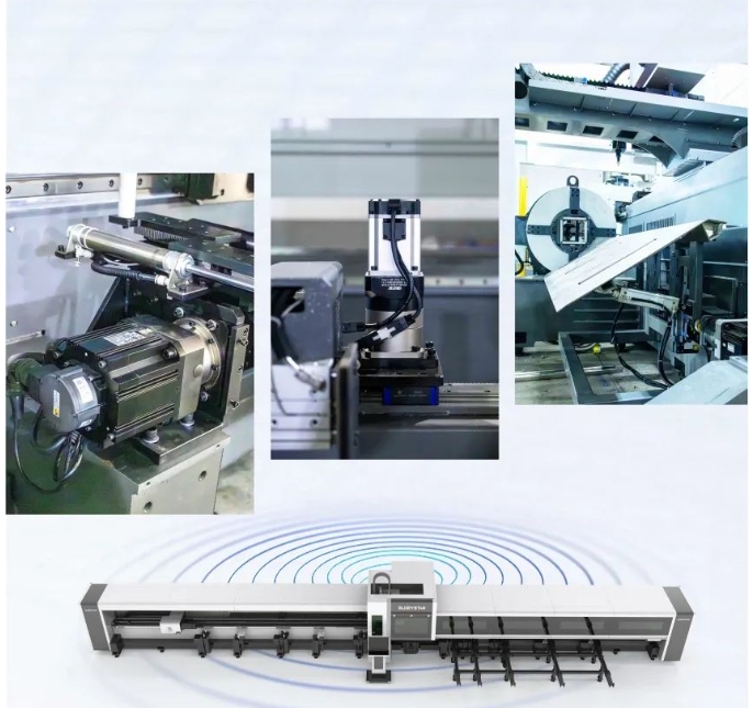 高顏亮相!力星激光NS-6022HG三卡盤光纖激光切管機如期而「智」! 高顏亮相!力星激光NS-6022HG三卡盤光纖激光切管機如期而「智」!