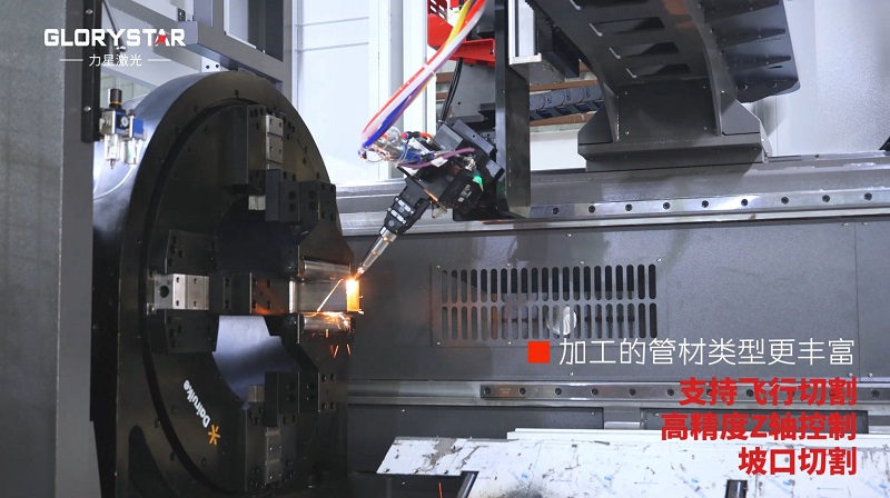 力星激光三卡盤重型管材切割機(jī)：精準(zhǔn)高效，突破極限！