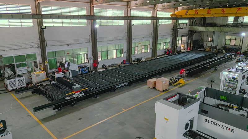 大幅面單平臺板材切割機，大型工件一刀成型