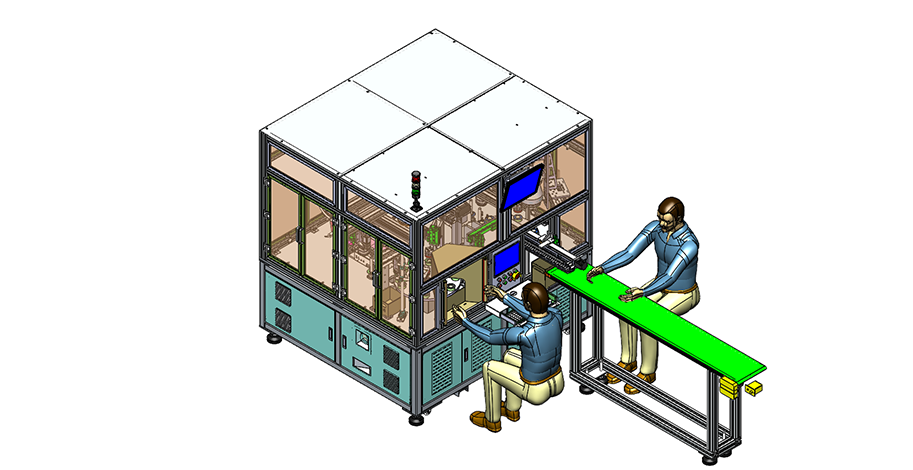 半自動貼膜機(jī)（人工擺盤）